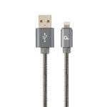 Cabo Lightning Cablexpert CC-USB2S-AMLM-1M-BG