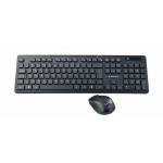 Teclado e Rato GEMBIRD KBS-WCH-03 Qwerty UK Preto Monocromática QWERTY Qwerty US