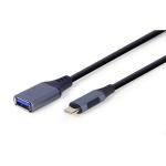 Cabo USB A para USB-C GEMBIRD A-USB3C-OTGAF-01 Cinzento