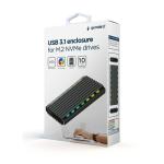 Caixa externa GEMBIRD EE2280-U3C-03 Preto USB USB-C
