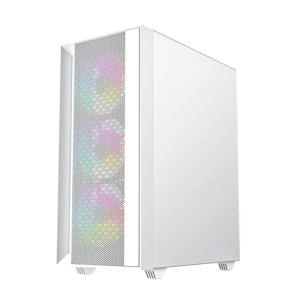 Caixa Semitorre ATX GEMBIRD Fornax 4000W ARGB Branco Multicolor
