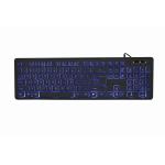 Teclado GEMBIRD KB-UML3-02 Preto Inglês EEUU QWERTY