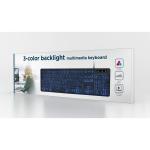 Teclado GEMBIRD KB-UML3-02 Preto Inglês EEUU QWERTY