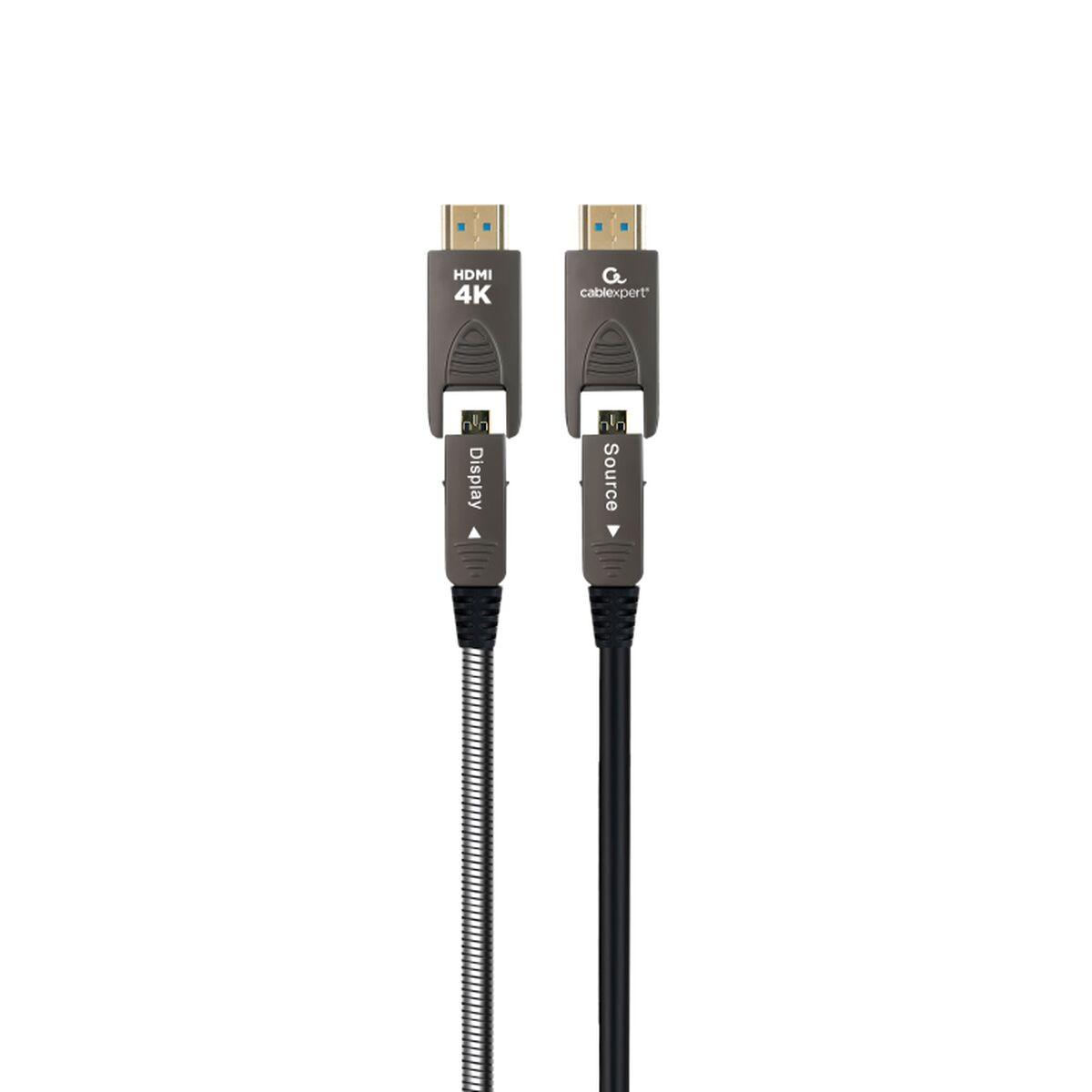 Cabo HDMI GEMBIRD CCAP-HDMIDD-AOC-10M Preto
