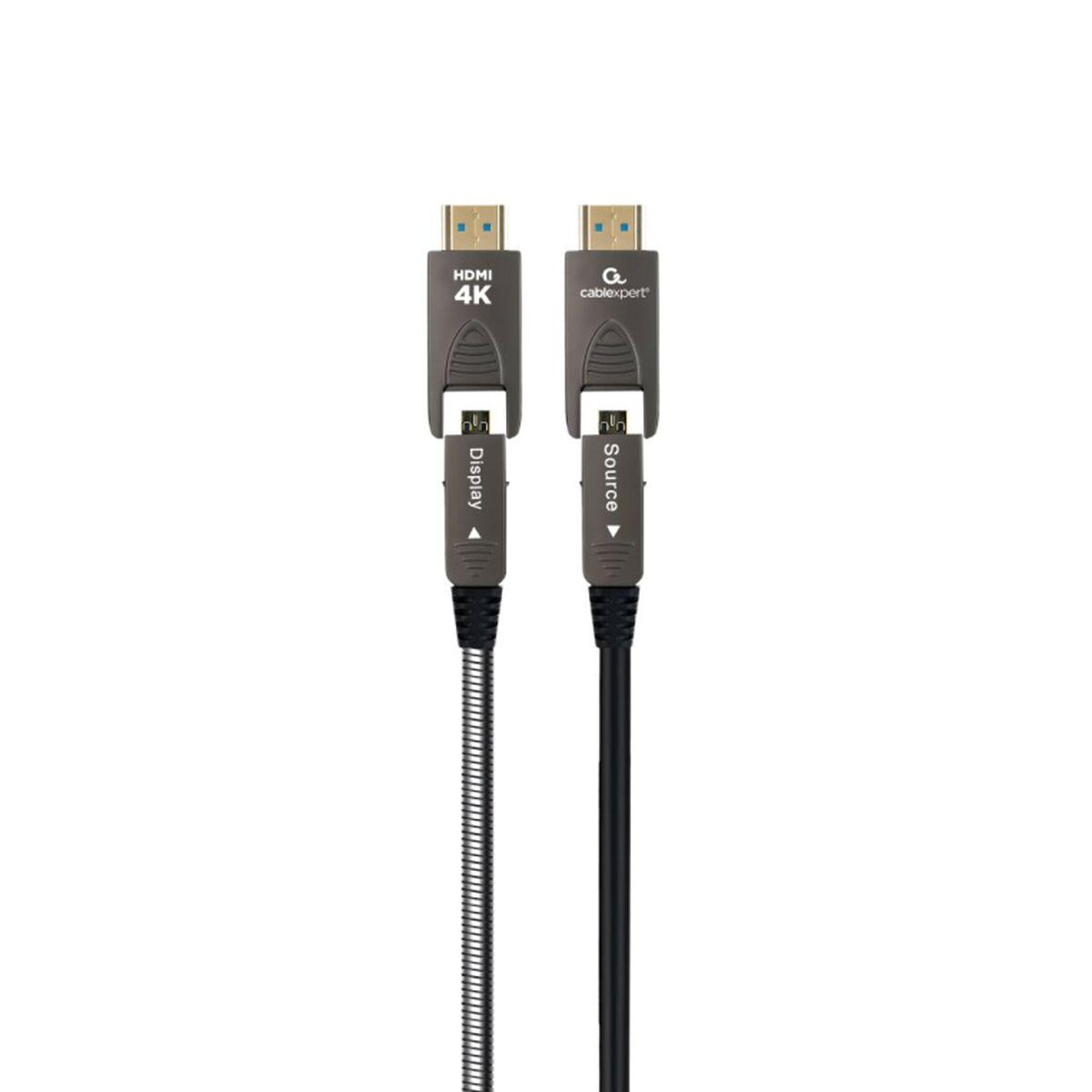 Cabo HDMI GEMBIRD CCAP-HDMIDD-AOC-30M Preto 30 m