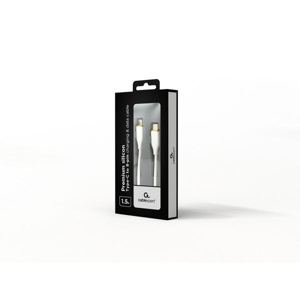 Carregador GEMBIRD CC-USB2S-CM8PM-1.5M-W