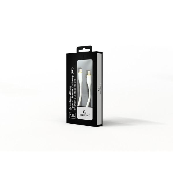 Carregador GEMBIRD CC-USB2S-CMCM-1.5M-W