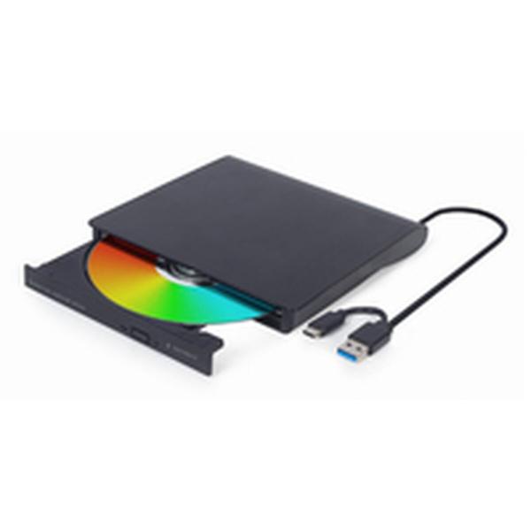 Gravador Externo GEMBIRD DVD-USB-031 DVD-R 8x, DVD-R DL 6x, DVD-RW 6x, DVD-RAM 5x, DVD+R 8x, DVD+R DL 6x, DVD+RW 8x, DVD M-DISC 