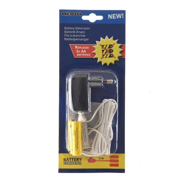 Eliminador de pilhas Lumineo 220-240 V AA Interiores 4,5 V 3 x AA (3 Unidades)