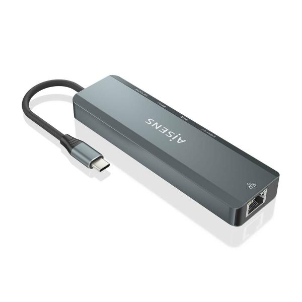 Hub USB Aisens ASUC-5P011-GR Cinzento