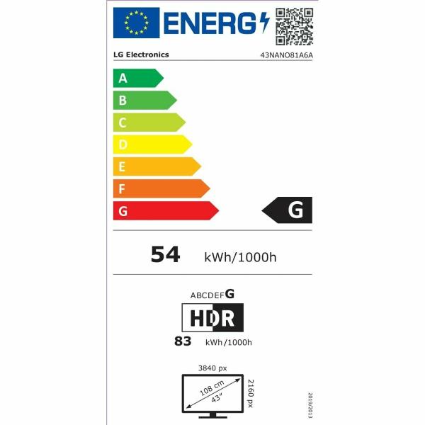 Smart TV LG 43NANO81A6A