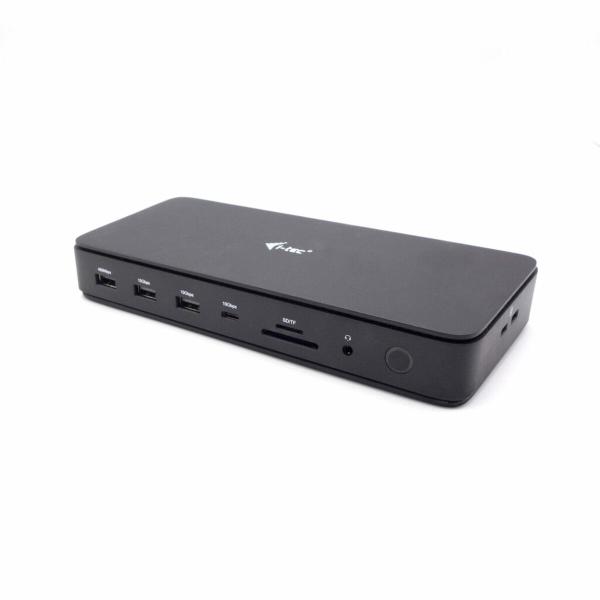 Hub USB i-Tec TB4DUALDPDOCKPDPRO Preto