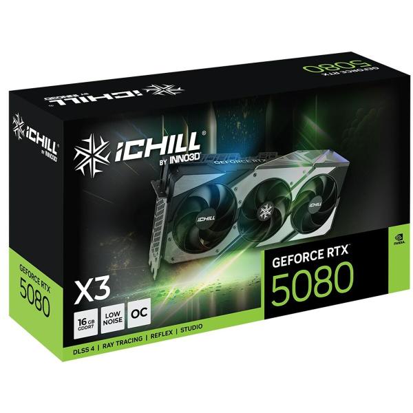 Placa Gráfica INNO3D C50803-16D7X-176069H GEFORCE RTX 5080 16 GB