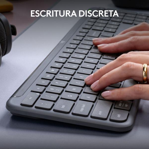 Teclado sem Fios Logitech 920-012455 Grafite QWERTY