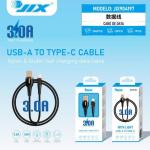 Cabo de Dados USB-A para Type-C (1M) – 3.0A