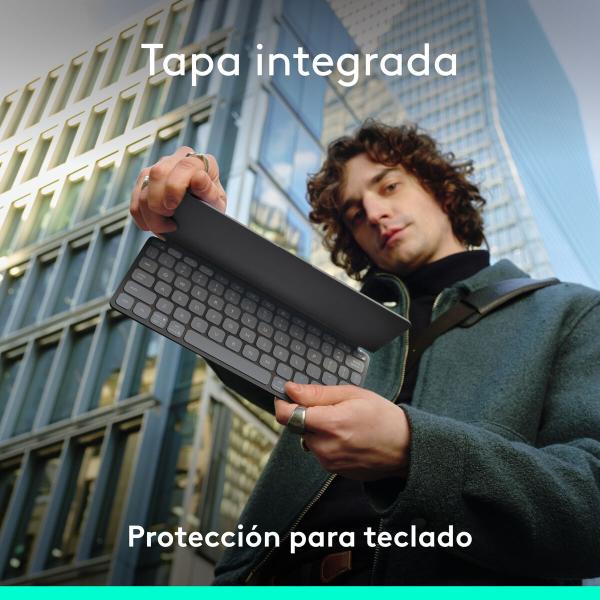 Teclado Bluetooth Logitech 920-013010 Grafite