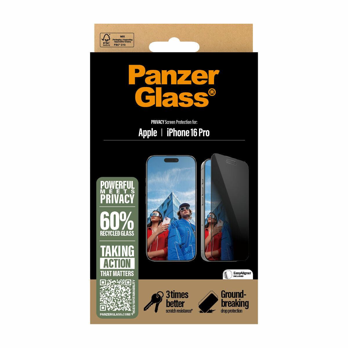 Protetor de ecrã para o telemóvel Panzer Glass P2862 Apple