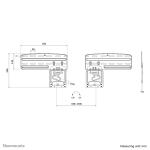 Suporte TV Neomounts WL30-265BL1 43" 60 Kg