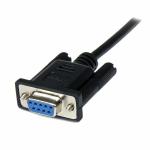 Adaptador DB-9 Startech SCNM9FM2MBK (2 m) Preto
