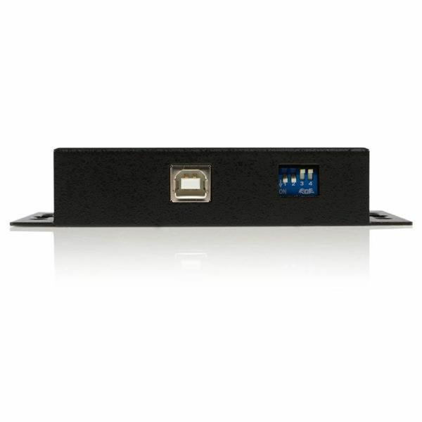 Hub USB Startech ICUSB422IS           Preto