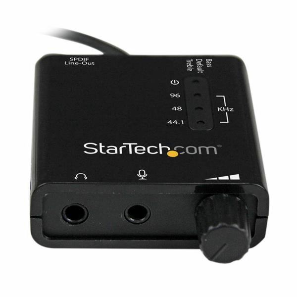 Placa de Som Startech ICUSBAUDIO2D