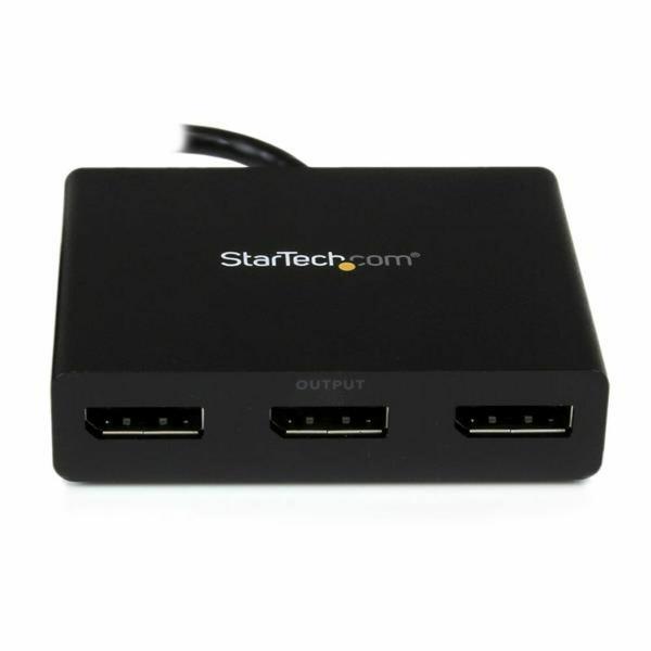 Hub USB Startech MSTDP123DP Preto