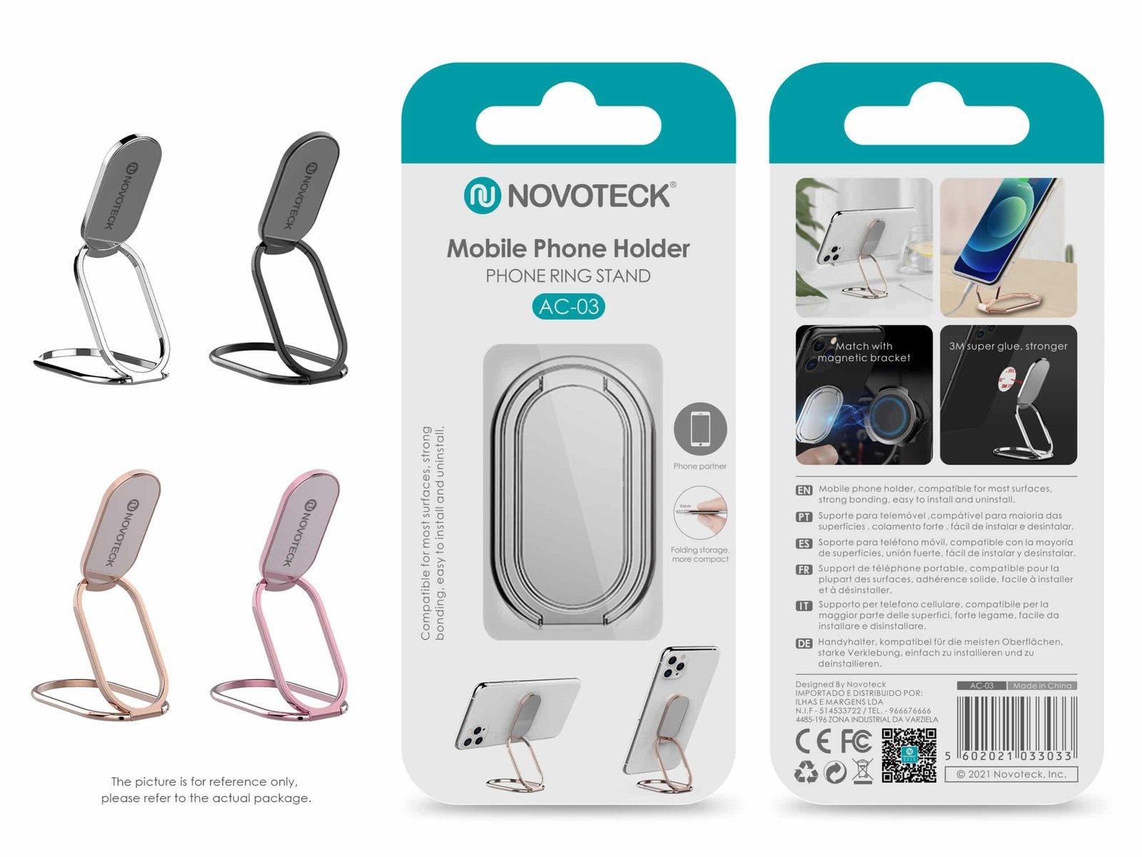 Suporte Telemóvel Em Formato De Pop Socket AC-03