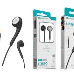 Auriculares Estéreo Negro com Extra Bass E-014