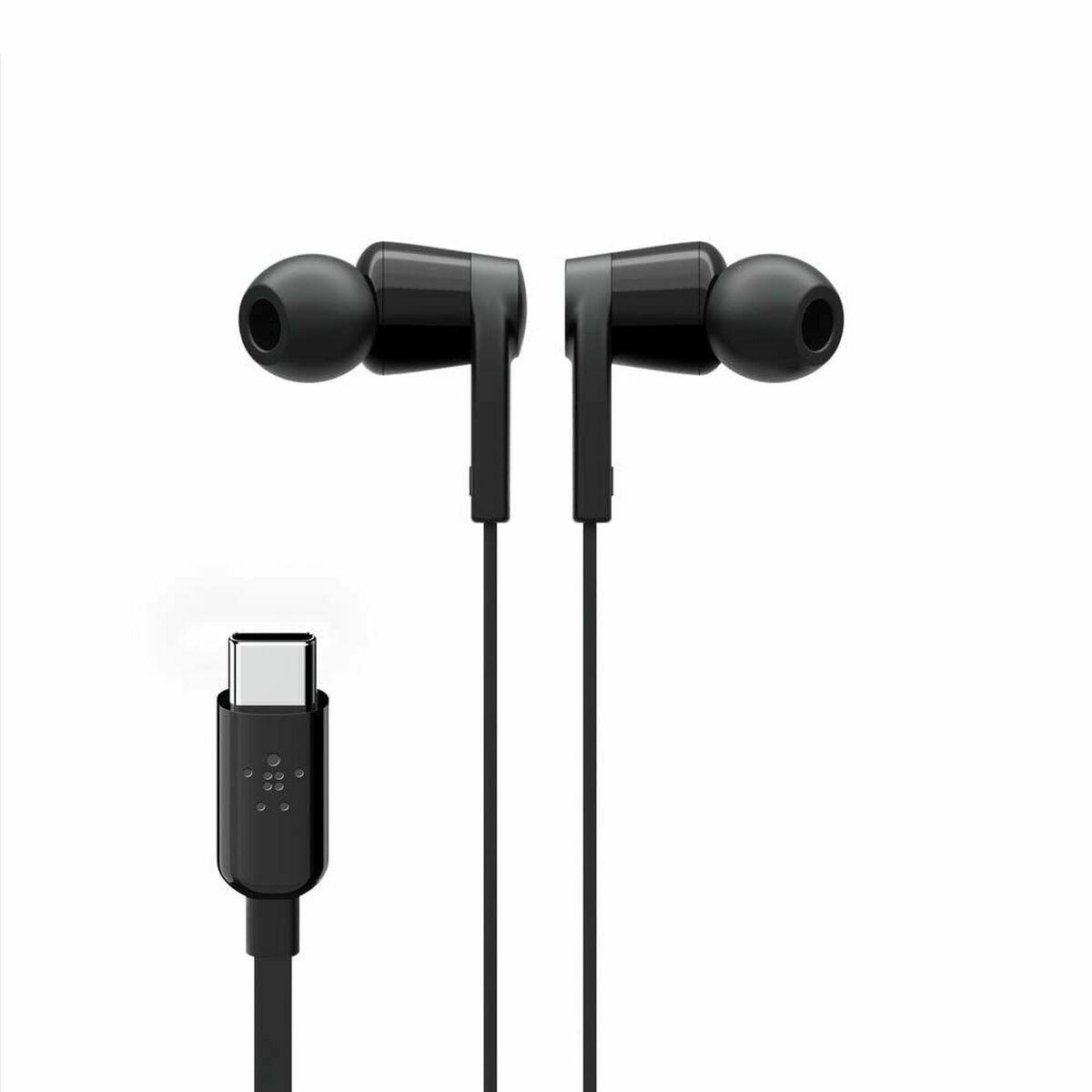 Auriculares com microfone Belkin G3H0002BTBLK Preto