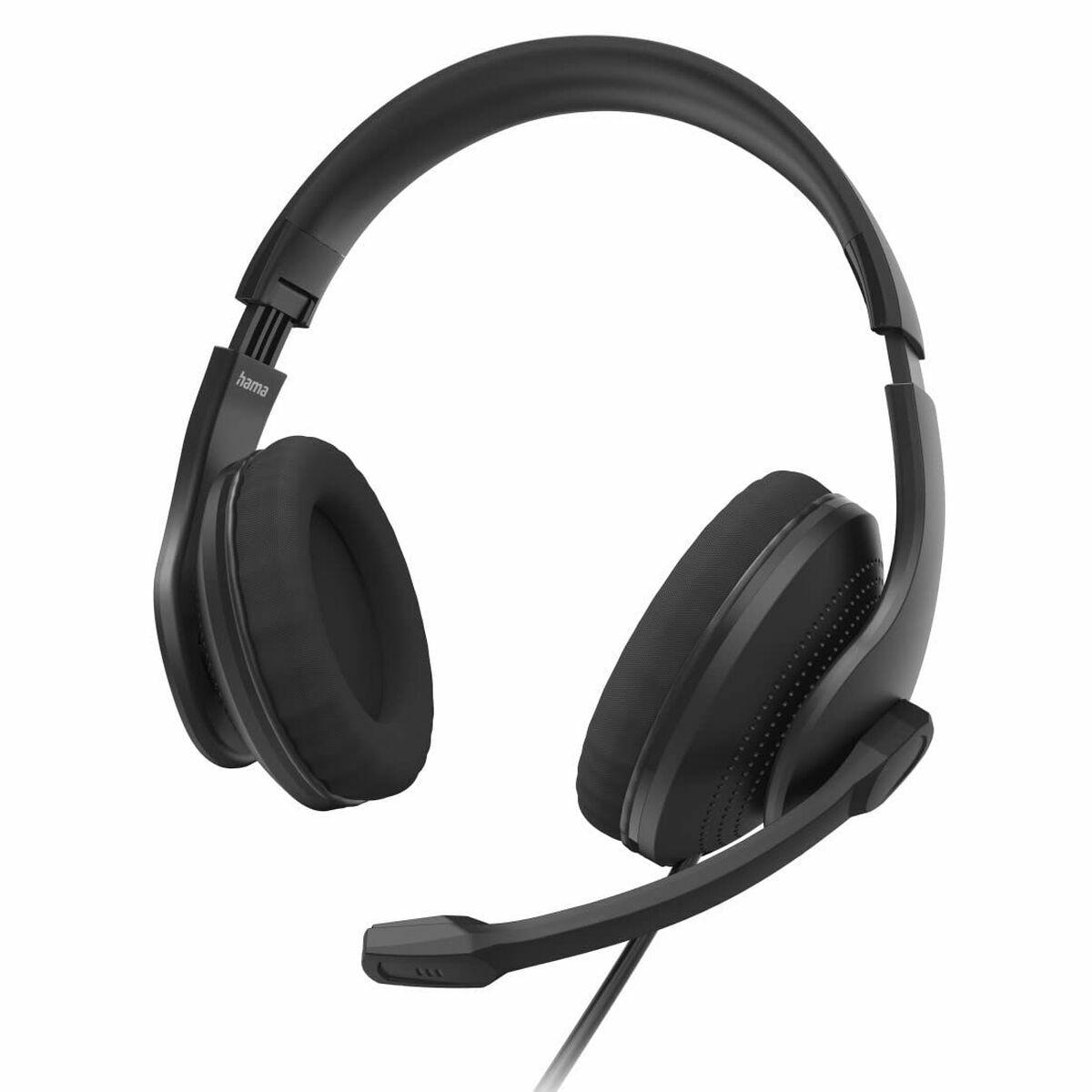 Auriculares com microfone para Vídeojogos Hama 00139935 Preto
