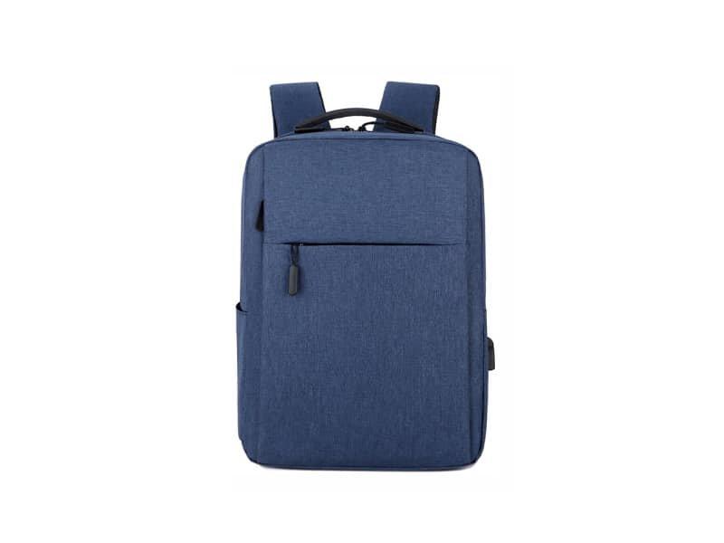 Mochila Multifuncional Azul Novoteck BAG-001 com USB Integrado