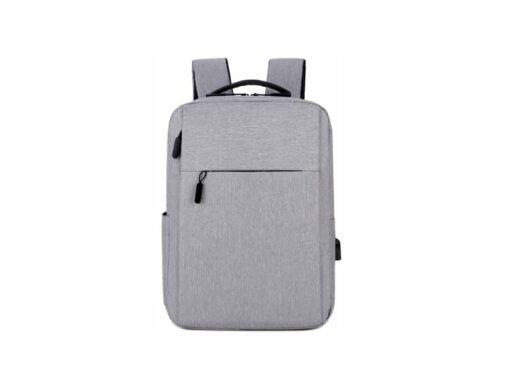 Mochila Multifuncional Cinzento Novoteck BAG-001 com USB Integrado