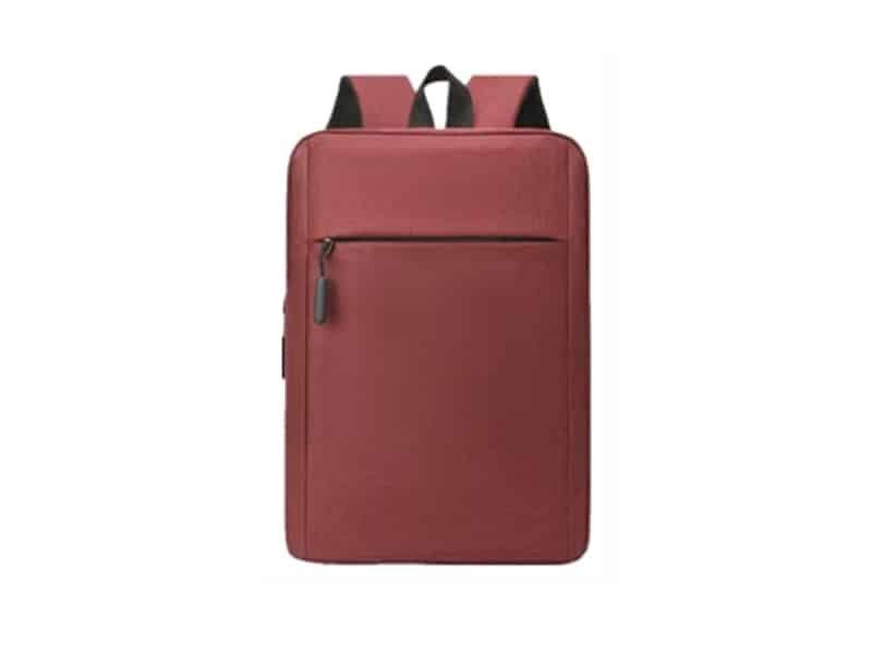 Mochila Multifuncional Vermelho Novoteck BAG-006 com Compartimentos e Design Contemporâneo