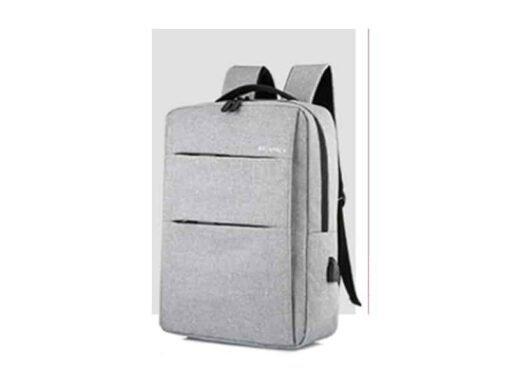Mochila Multifuncional Cinzento Novoteck BAG-007 com Design Slim e Conexão USB