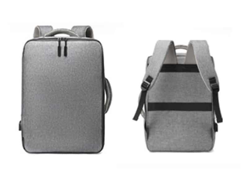 Mochila Cinzento Novoteck BAG-013 - Versatilidade e Organização para o Dia a Dia