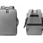 Mochila Cinzento Novoteck BAG-013 - Versatilidade e Organização para o Dia a Dia