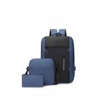 Mochila Tecnológica Azul Novoteck BAG-014 - Estilo e Conectividade em Cada Detalhe