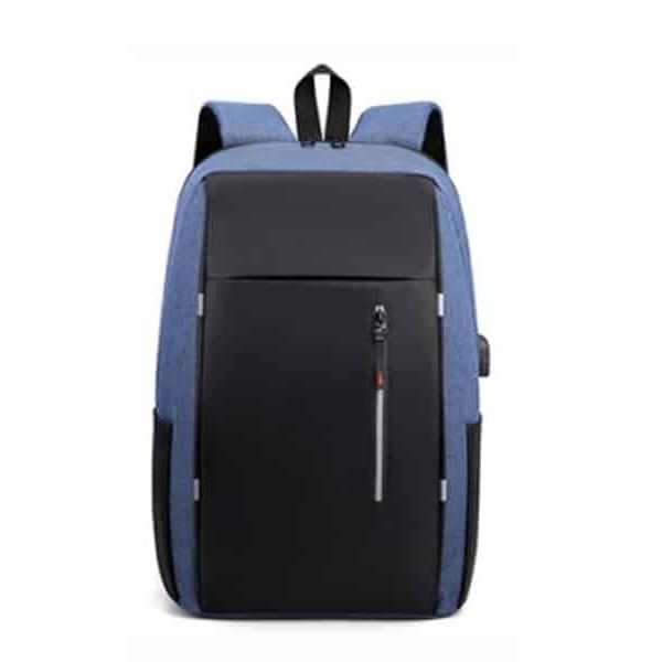 Mochila Azul Novoteck BAG-015 - Elegância e Eficiência no Seu Dia