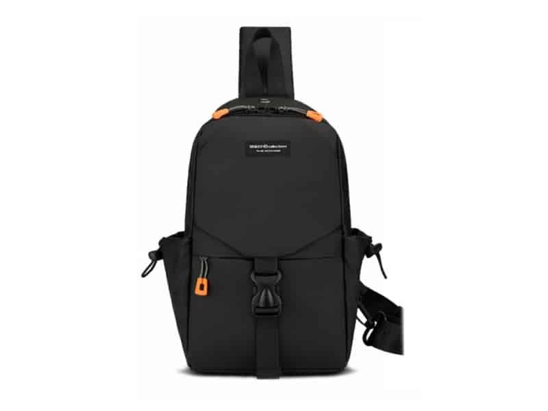Mochila Urbana Negro Novoteck BAG-022 com Design Inovador e Conexão USB