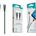 Cabo PD 35W Type-C to Lightning Verde S-069 Luz Indicador
