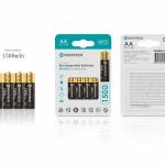 Pilhas Recarregáveis AA HR6 Ni-MH NOVOTECK 1500mAh – Pack de 4 Unidades BL-11