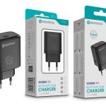 Carregador Rápido NOVOTECK C-015 EU PD 45W GaN - Compatível com USB-C, Portátil e Potente,Negro