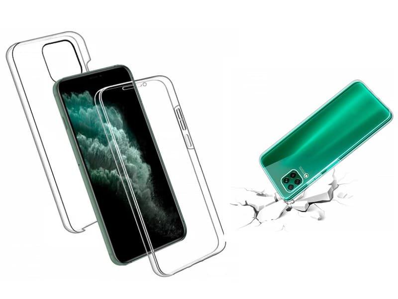 Capa 360 Transparente Para iPhone 15 Frente TPU e Traseira PVC