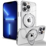 Capa Magsafe Suporte Iphone 13 Pro Max Prateado