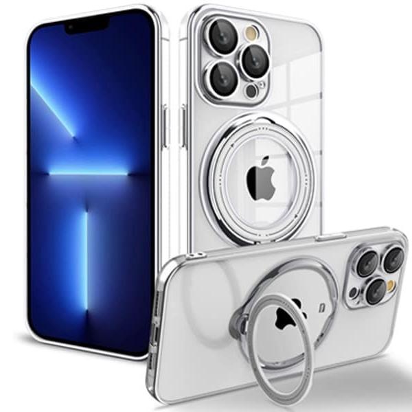 Capa Magsafe Suporte Iphone 12 Prateado