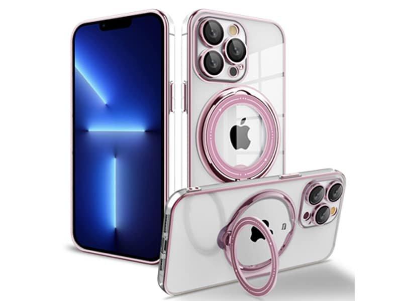 Capa Magsafe Suporte Samsung A34 Rosa