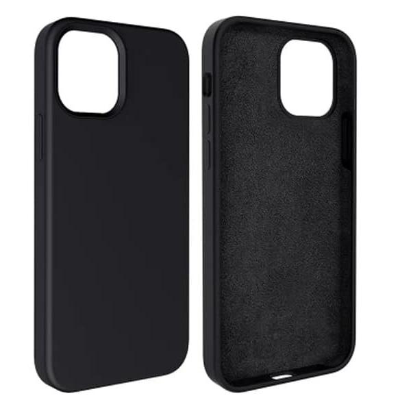 Capa Silicone Square Premium iPhone 15 Pro Negro