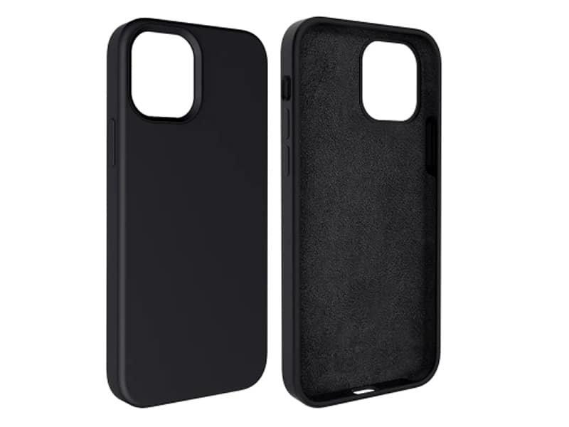 Capa Silicone Square Premium iPhone 15 Pro max Negro