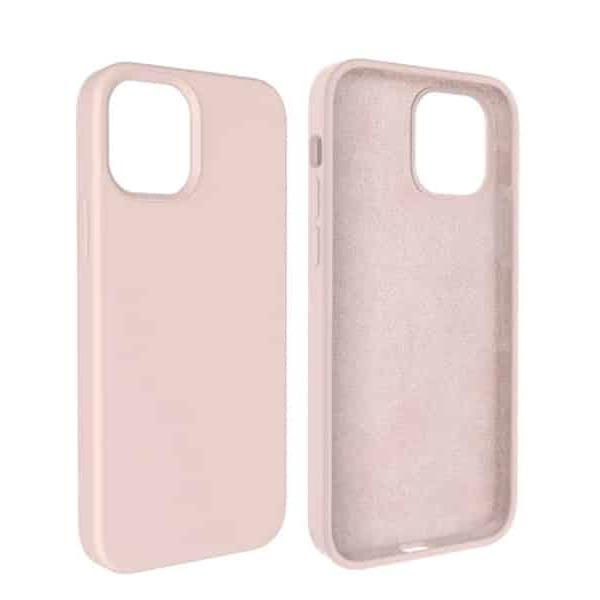 Capa Silicone Square Premium iPhone 15 Plus Rosa