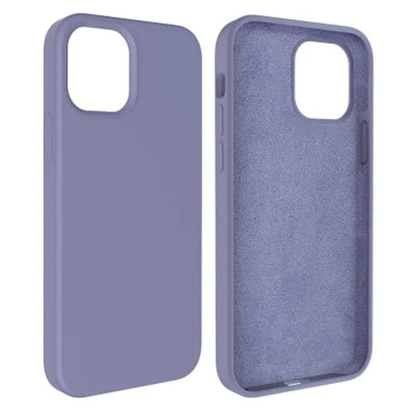 Capa Silicone Square Premium iPhone 15 Plus Roxo